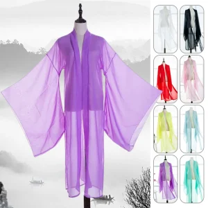 Hanfu Veste Tulle Été Manches Larges