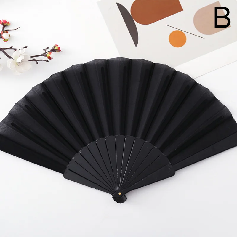 Éventail Chinois Pliant Classique Plastique – Image 8