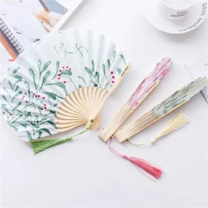 Éventail Chinois Japonais En Soie