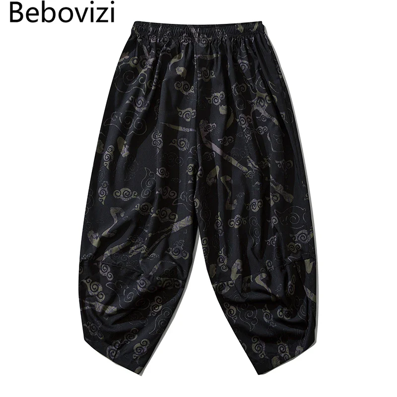 Pantalon Chinois Homme Kimono Noir – Image 3