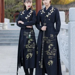 Hanfu Robe Oriental Kimono Épée
