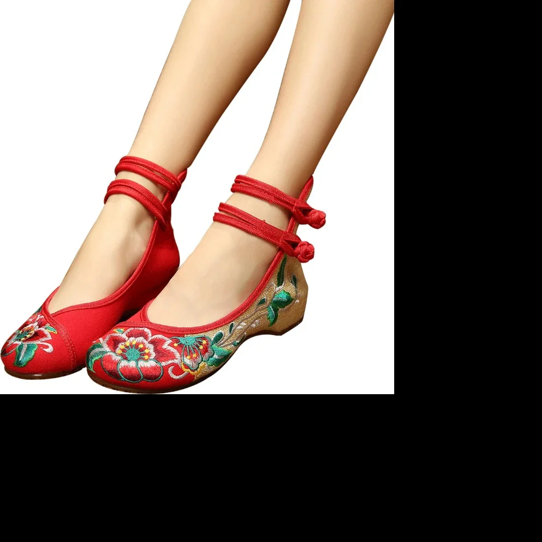 Ballerines Chinoises Toile Végétalienne – Image 5