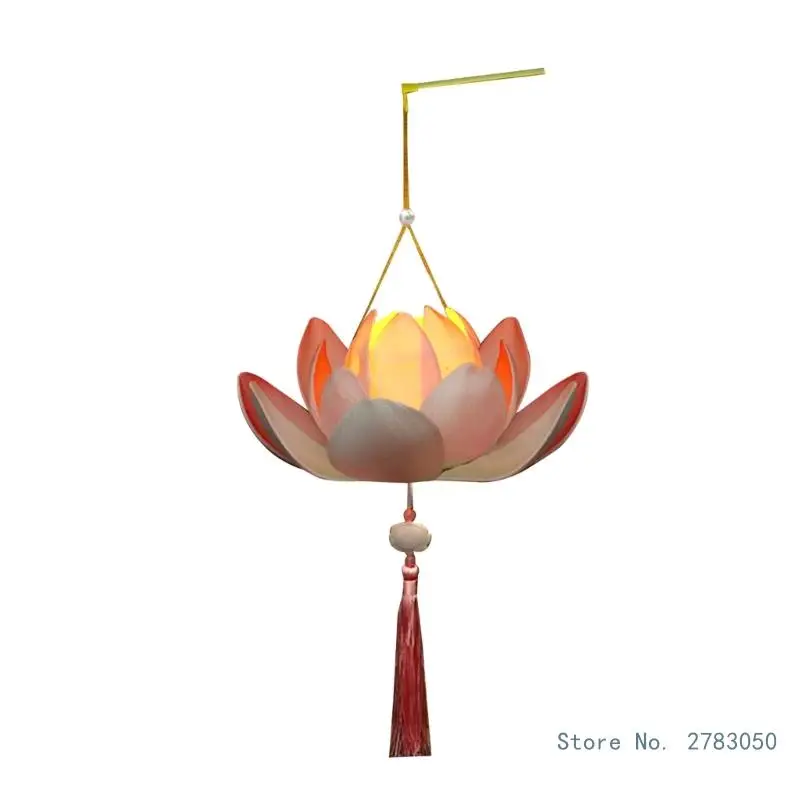 Lanterne Chinoise Lotus Fleuri – Image 2