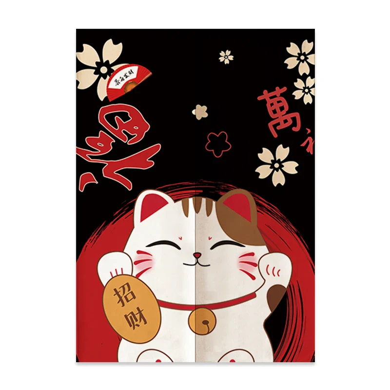 Rideau Chinois Noren En Lin – Image 4