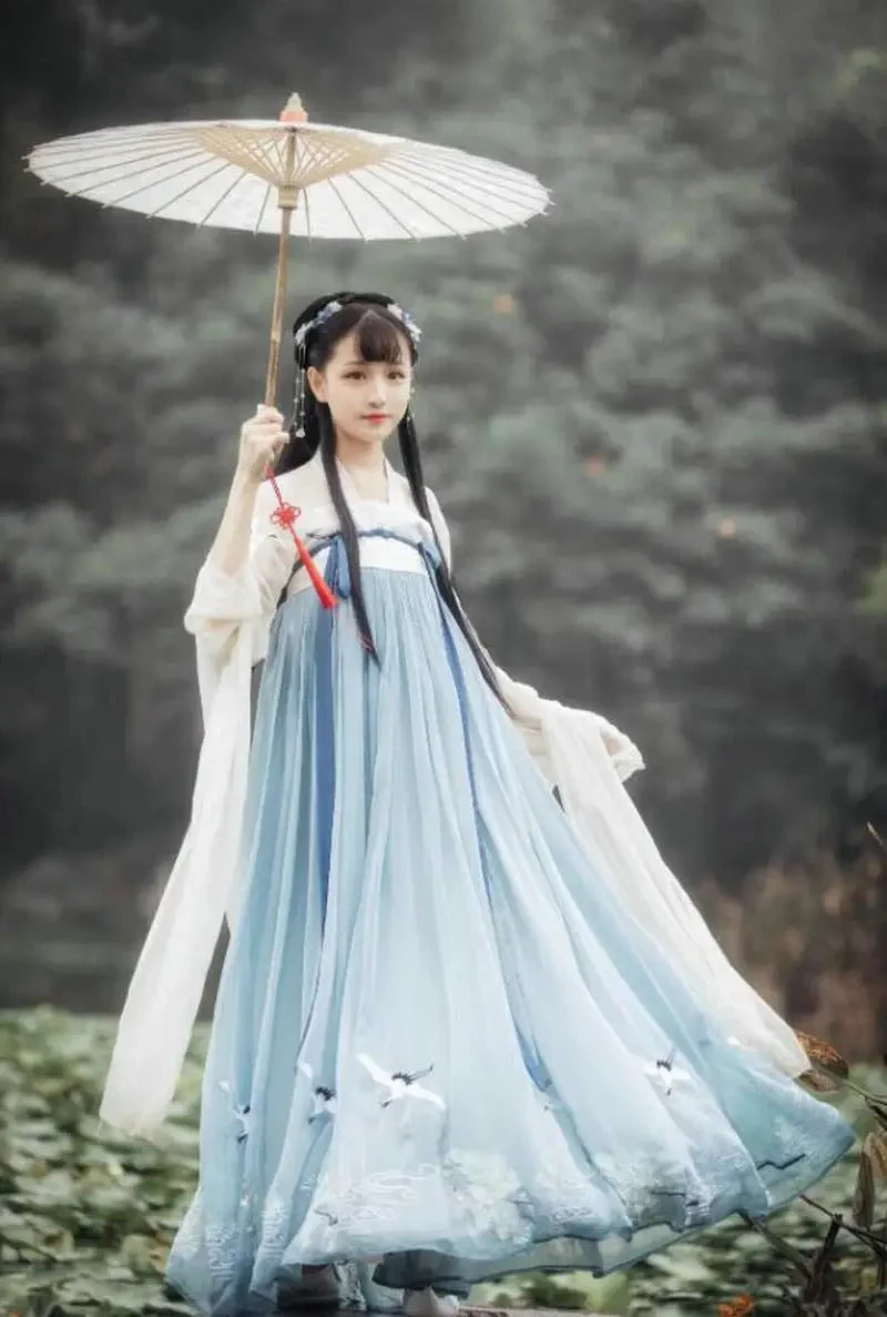 Hanfu Court Rouge et Blanc – Image 7