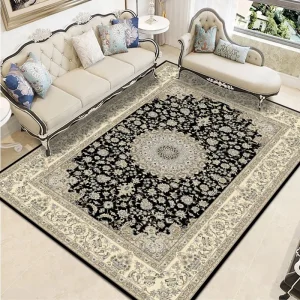 Tapis Chinois Ancien Bleu