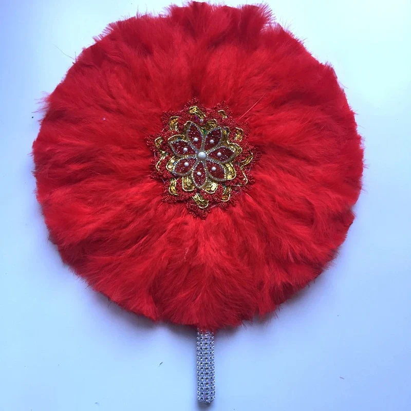 Éventail Chinois Plumes De Dinde – Image 4