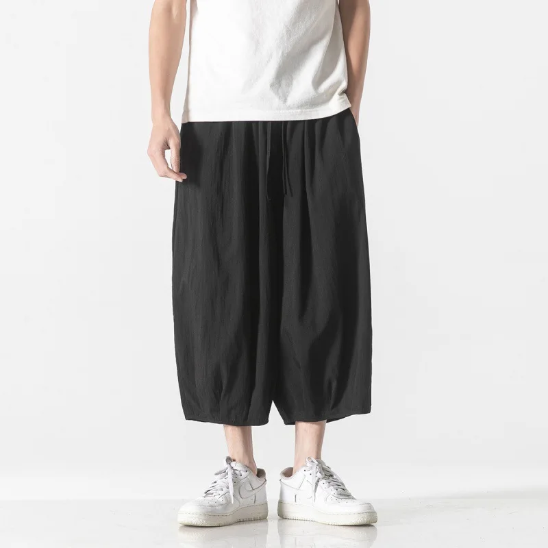 Pantalon Chinois Homme Harem Coton – Image 9