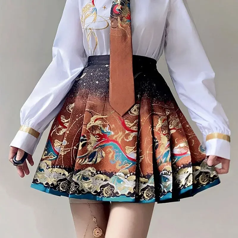 Hanfu Jupe courte traditionnelle – Image 9