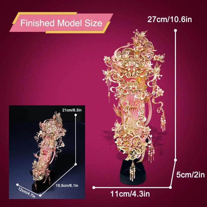 Puzzle Chinois 3D Zithare Chinoise – Image 3