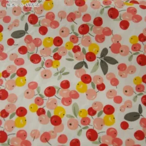 Tissu Chinois Coton Sergé Motif Fruits