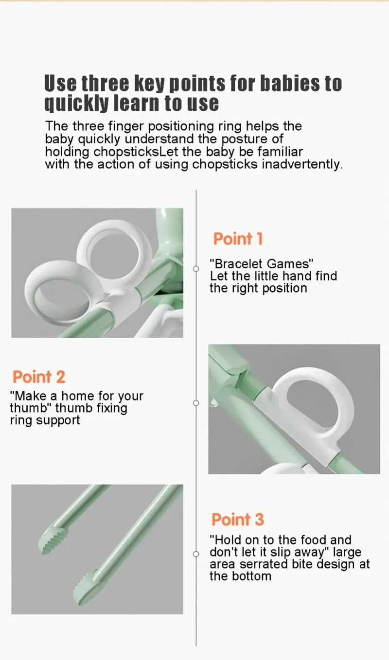 Baguettes Chinoises Enfants Réglable – Image 7