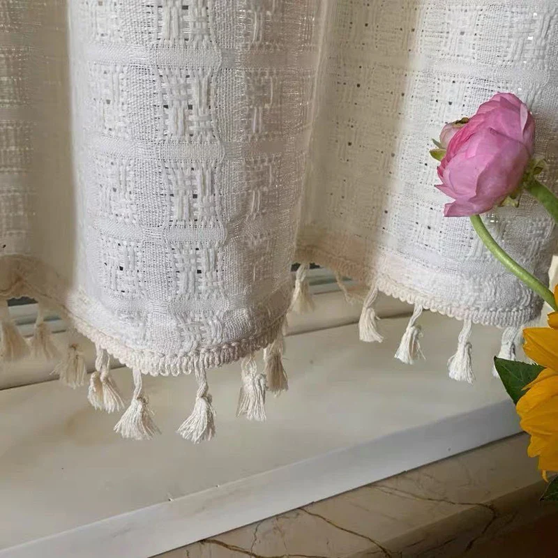 Rideaux Chinois Beige Lin Rustique – Image 6