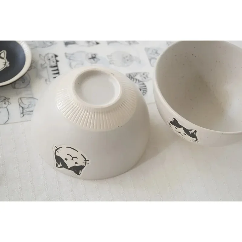 Bols Chinois Céramique Visage de Chat – Image 6