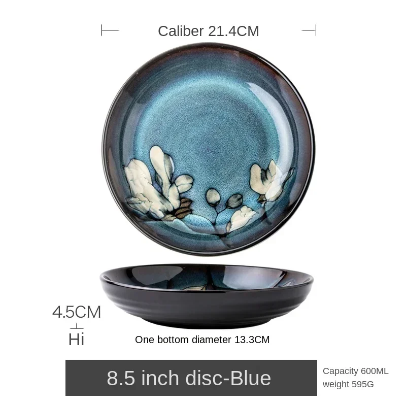 Assiettes Chinoises Creux Céramique – Image 7