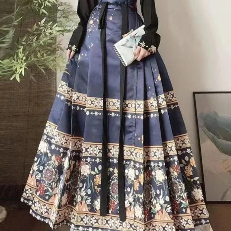 Hanfu Jupe Longue Midi Cheval – Image 8