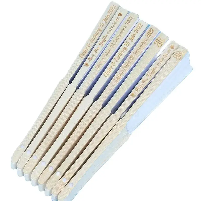 Éventail Chinois Peint A La Main Pliable – Image 3