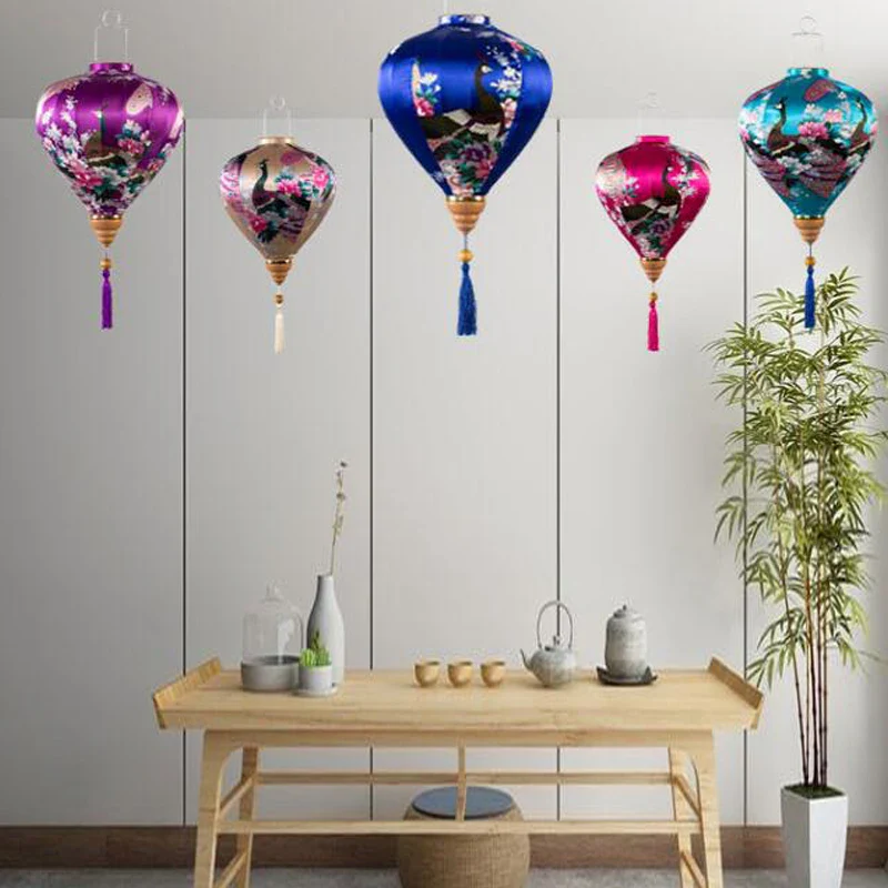 Lampe Chinoise Lanterne Fleurs – Image 5