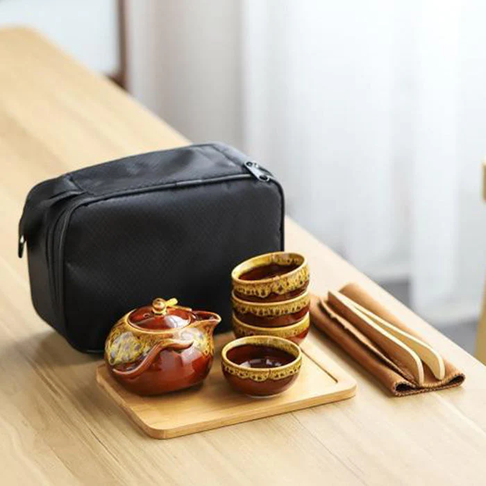 Service à Thé Chinois En Porcelaine Moderne – Image 6