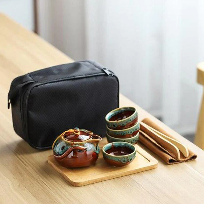 Service à Thé Chinois En Porcelaine Moderne – Image 8