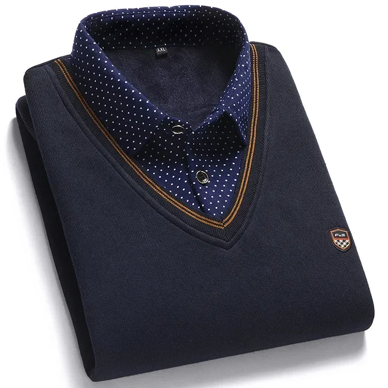 Pull Chinois Homme Épais Douillet – Image 4