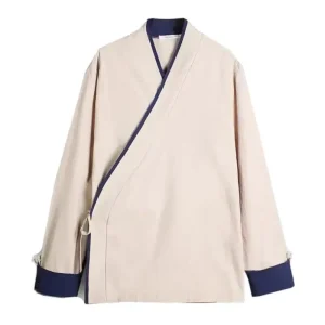 Chemises Chinoises Hommes Lacets Gilet Fin