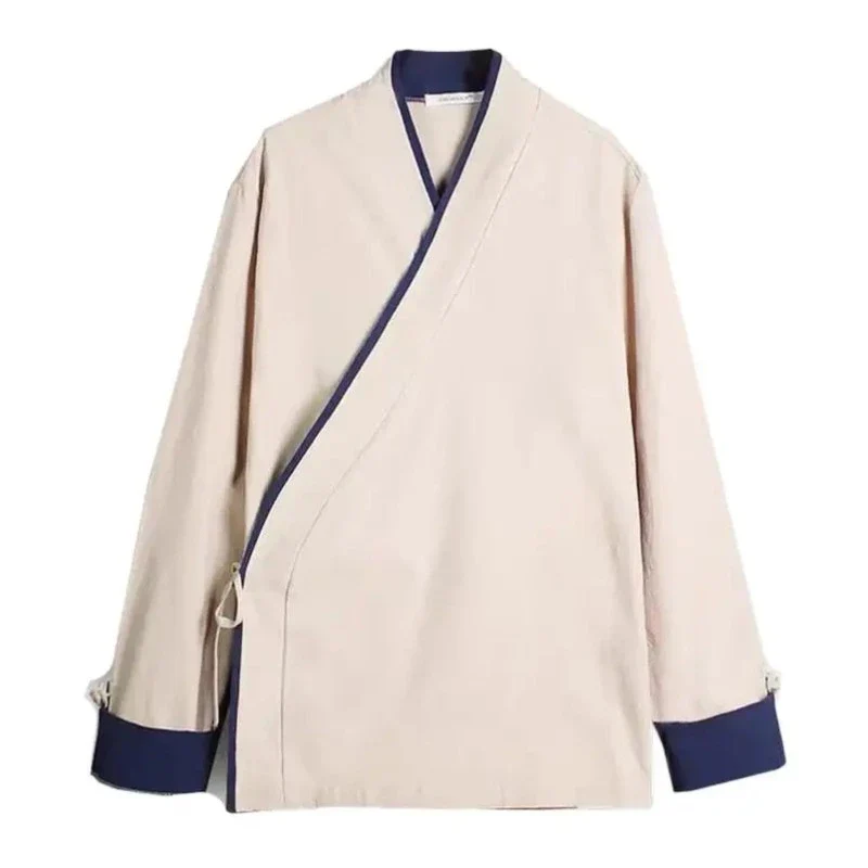 Chemises Chinoises Hommes Lacets Gilet Fin – Image 2