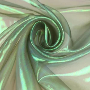 Tissu Chinois Fluorescent Transparent