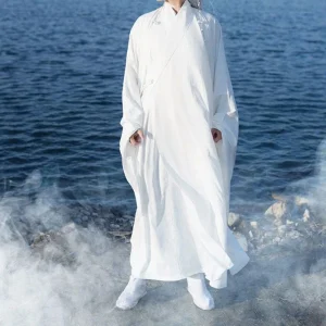 Hanfu Homme Cosplay Été Blanche