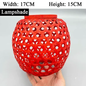 Abat Jour Chinois en Bambou Style Creatif