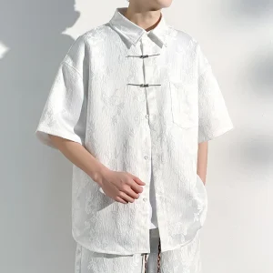 Chemises Chinoises Hommes Hanfu Décontracté