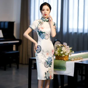 Robe Chinoise Motif Japonais