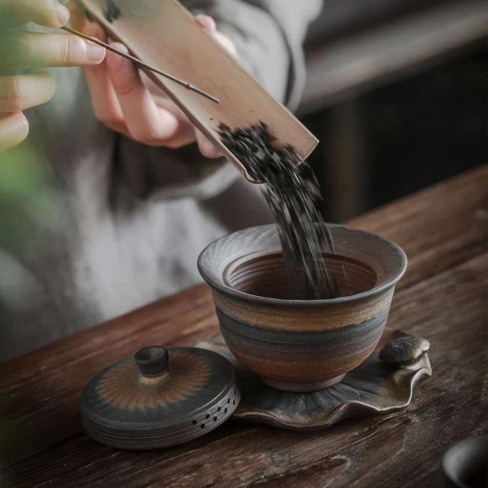 Tasse Chinoise En Céramique Avec Couvercle – Image 3
