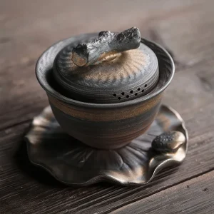 Tasses à Thé Chinoises Avec Couvercle