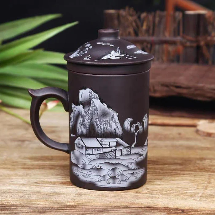 Tasse à Soupe Chinoise Avec Couvercle – Image 2