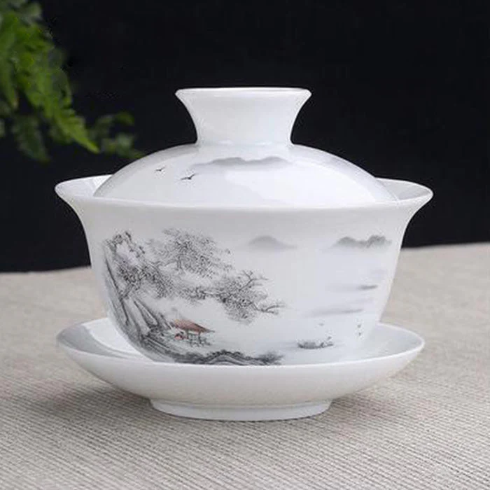 Tasse Porcelaine Fine Chinoise