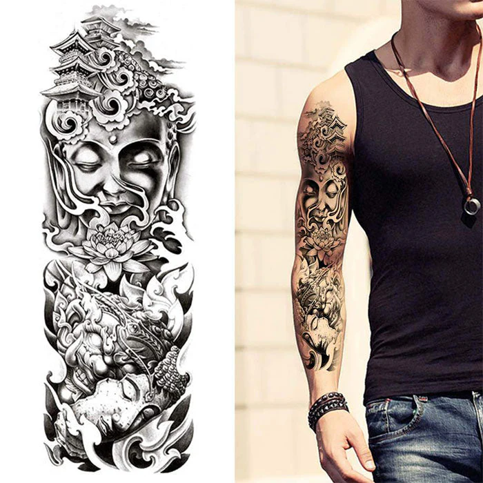 Tatouage Temple Chinois