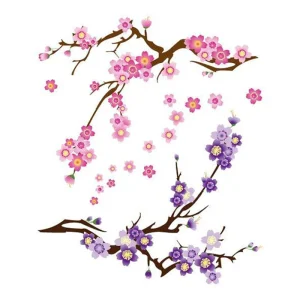 Tatouage Chinois Cerisier en Fleur