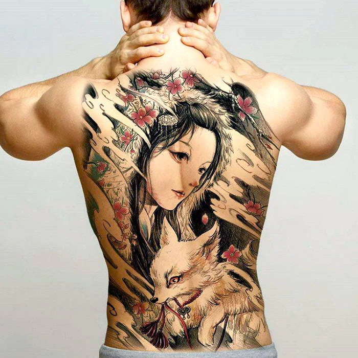 Tatouage Chinois Dos Femme – Image 2