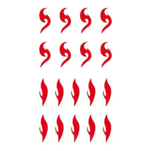 Tatouage Rouge Style Chinois