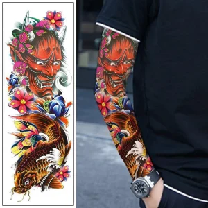 Tatouage Chinois Coloré