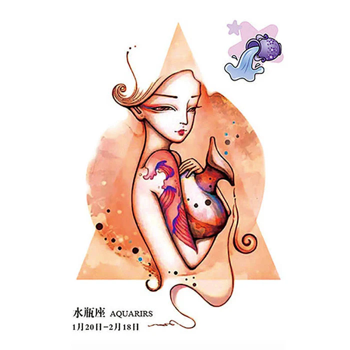 Tatouage Verseau Chinois – Image 2