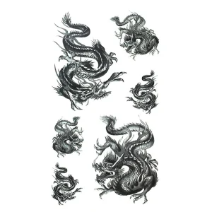Tatouage tribal dragon chinois