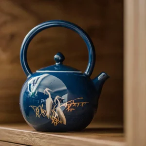 Théière Chinoise Vintage en Céramique