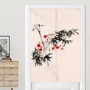 Rideaux Chinois Grue