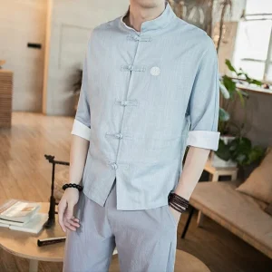Chemise Col Chinois