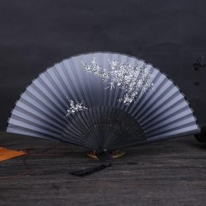 Éventail Chinois Cerisier de Nuit