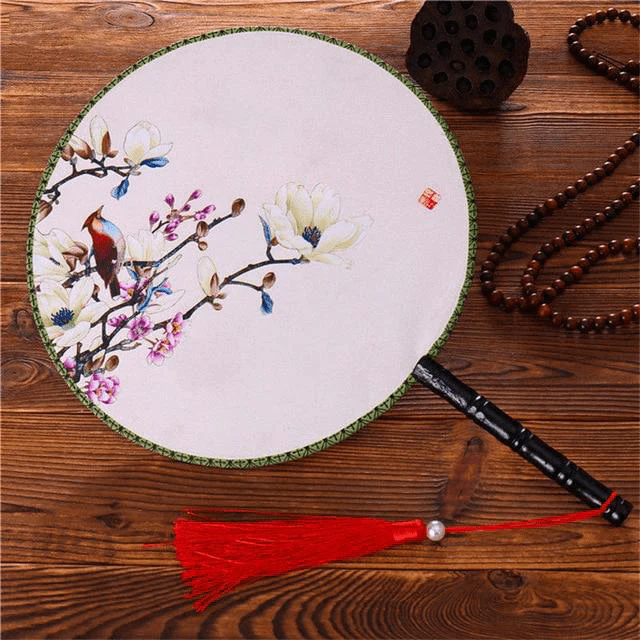 Éventail Chinois Rond Printemps