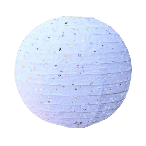 Lanterne Chinoise Ajourée Blanche – Image 2