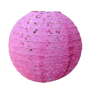 Lanterne Chinoise Ajourée Fuchsia